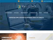 Tablet Screenshot of frutuosoadvocacia.adv.br
